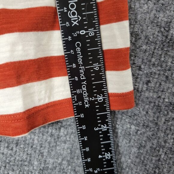 POSTMARK Anthropologie Red Floral Striped 3/4 Sleeve Henley Tee SIZE MEDIUM - Picture 9 of 13